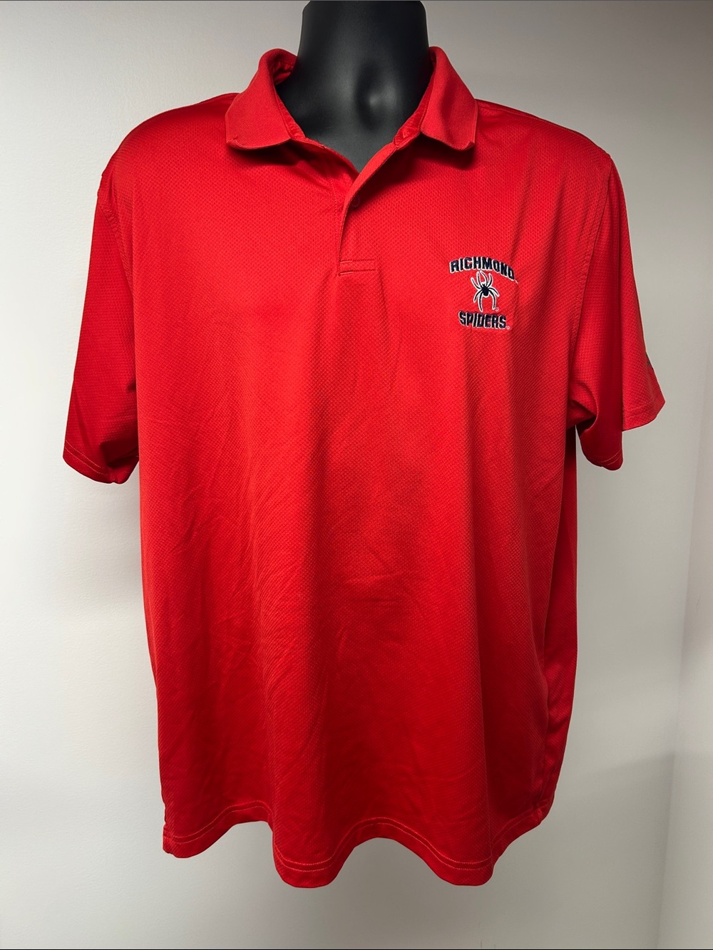 Under Armour Richmond Spiders Performance Polo Shirt Red XL